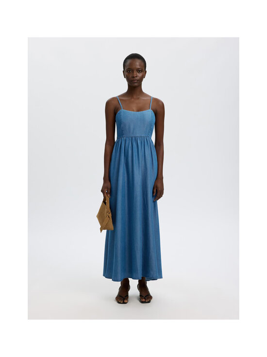 Selected - Selected SlfJanna Regular potītes garuma kleita - MEDIUM BLUE DENIM | Stockmann - photo 4
