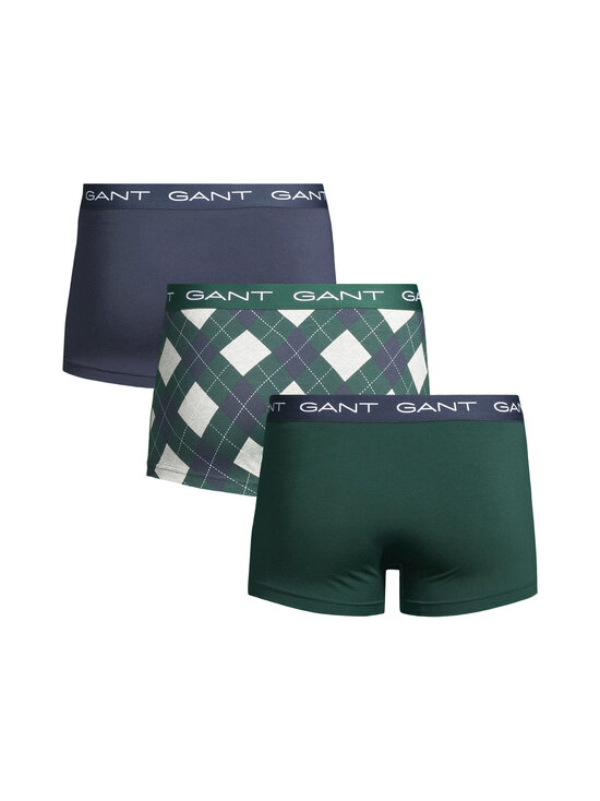 GANT - Aluspüksid Argyle Print 3 tk - 374 TARTAN GREEN - photo 2 GANT - Aluspüksid Argyle Print 3 tk - 374 TARTAN GREEN | Stockmann - photo 2