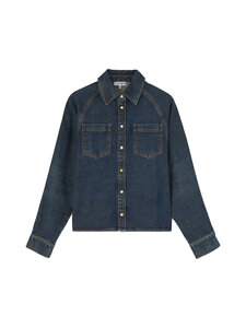 Ganni - Slub Mix Batwing -farkkupaita - NULL DARK BLUE VINTAGE | Stockmann