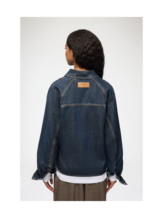 Ganni - Slub Mix Batwing -farkkupaita - NULL DARK BLUE VINTAGE | Stockmann - photo 4