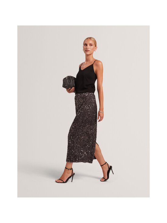 Ted Baker London - Sereni Velvet -paljettihame - DK-GREY | Stockmann - photo 6