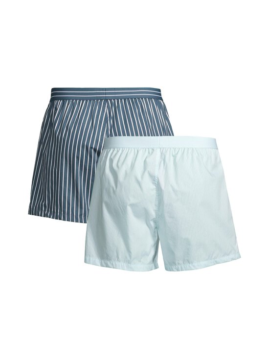 Emporio Armani - Woven Boxer -alushousut 2 -pack - MB522 S.STR.AQUA/B.STR.ORION | Stockmann - photo 2