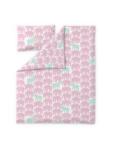 Finlayson - Elefantti Vapaa -pussilakanasetti - PINK/MINT | Stockmann