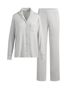 SKIMS - Sleep Long Set - pyjama 2-osainen - LIGHT HEATHER GREY | Stockmann