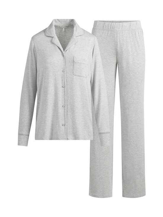 SKIMS - Sleep Long Set - pyjama 2-osainen - LIGHT HEATHER GREY | Stockmann - photo 1