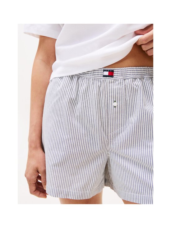 Tommy Hilfiger - Oxford Striped -pyjamashortsit - 0GZ BLUE | Stockmann - photo 5