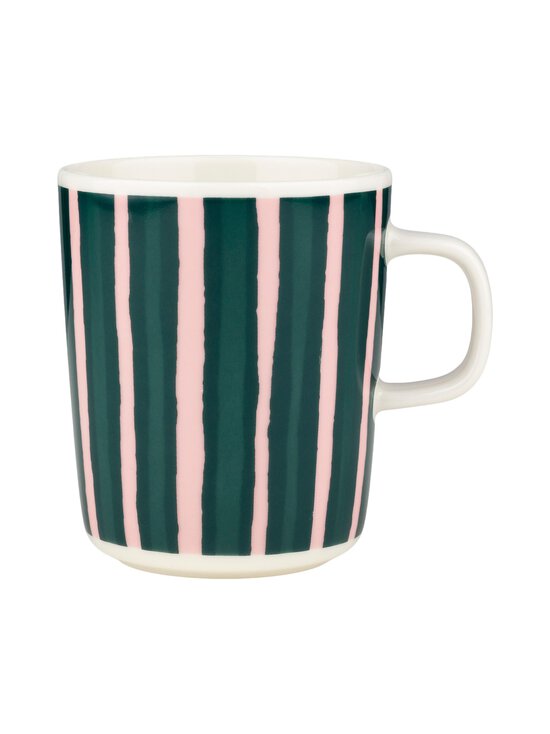 Marimekko - Piccolo-muki 2.5 dl - WHITE, PINK, DK.GREEN | Stockmann - photo 1