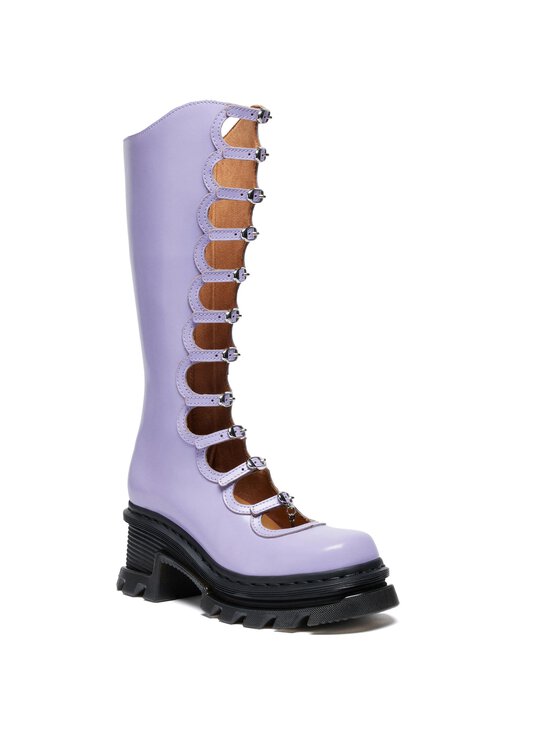 Dr. Martens - Kiki Dm x Mj Bright Lavender Buttero ādas zābaki - BRIGHT LAVENDER | Stockmann - photo 7