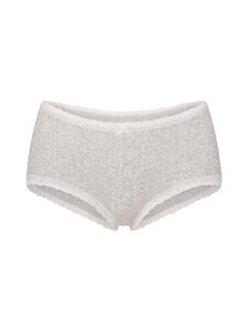 SKIMS - Aluspüksid Lightweight Cotton Pointelle - LIGHT HEATHER GREY PIN DOT | Stockmann