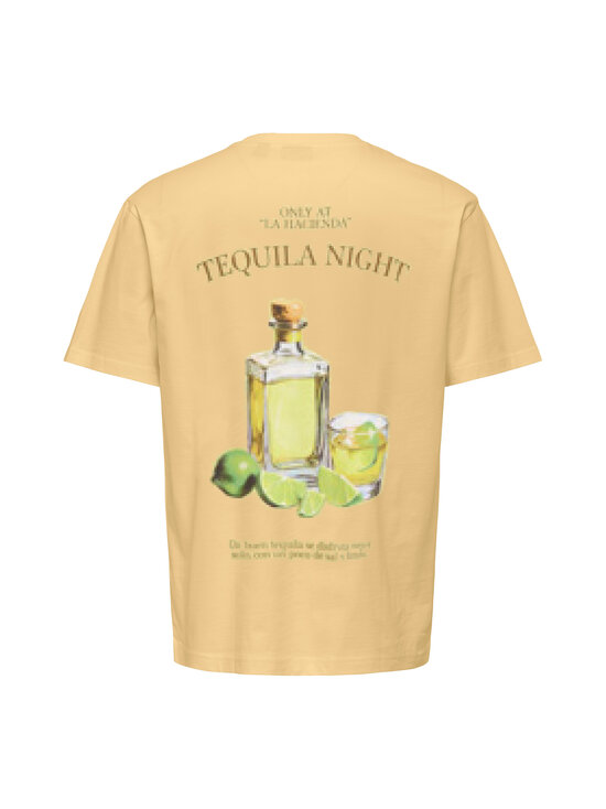 Only & Sons - OnsFred Life Relax Print t-paita - SUNLIGHT PRINT:TEQUILA NIGHT | Stockmann - photo 2