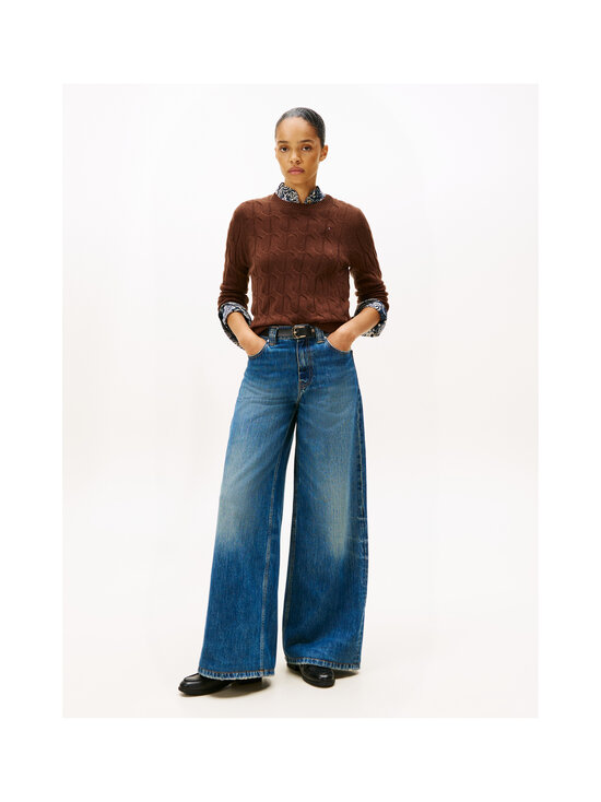 Tommy Hilfiger - Soft Wool -palmikkoneule - GV0 LEGACY BROWN | Stockmann - photo 3