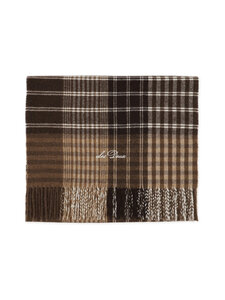 Les Deux - Signature Patchwork Check -huivi - 867 MOLÉ BROWN | Stockmann