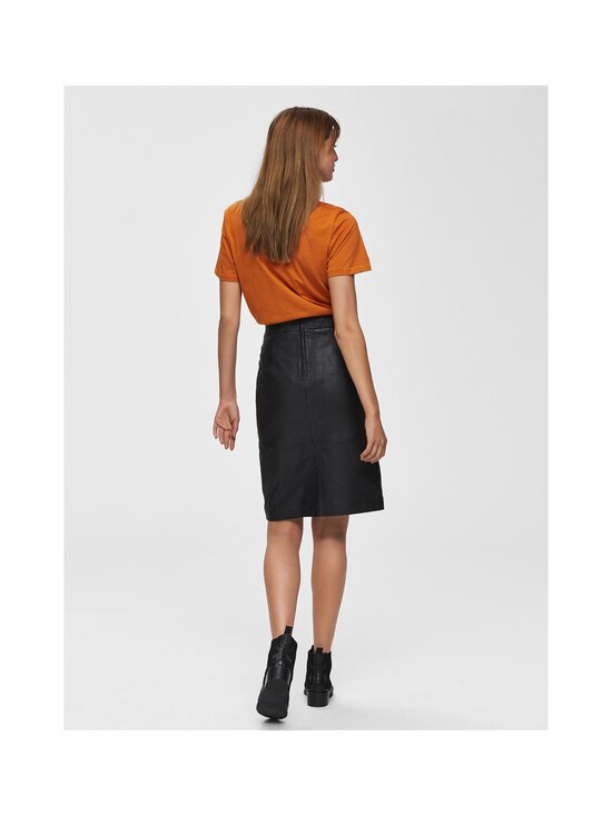 Selected - SlfMaily-nahkahame - BLACK | Stockmann - photo 4