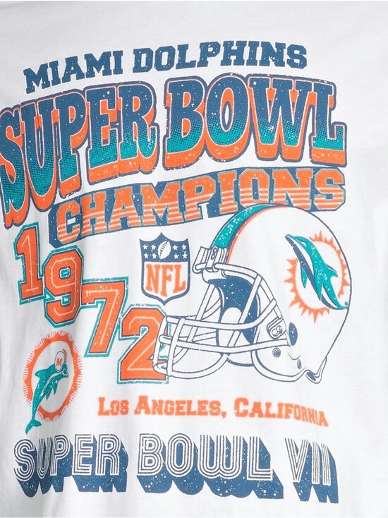 New Era - NFL Super Bowl Miami Dolphins t-paita - WHI | Stockmann - photo 4