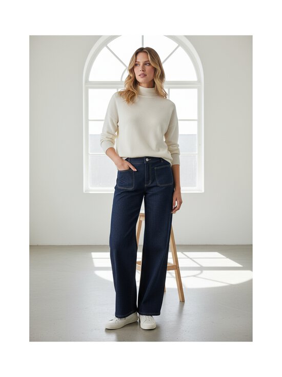 Vila - ViFlorie Rio Wide -farkut - DARK BLUE DENIM | Stockmann - photo 3