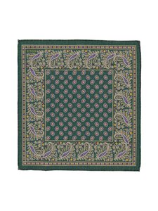 Eton - Two-Face Wool -taskuliina - 67 DARK GREEN | Stockmann