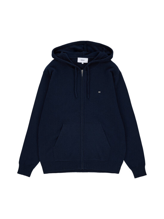 Makia - Elvin Zip merino vilnas jaka ar kapuci - 689 DARK NAVY | Stockmann - photo 1