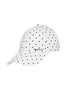 GANT - Nokkmüts Dot Print Cotton Twill - 113 EGGSHELL | Stockmann