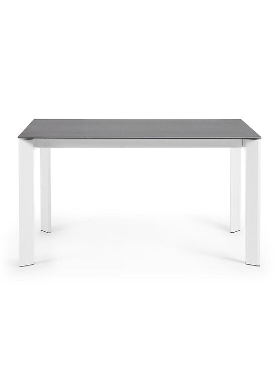Kave Home - Axis- jatkettava ruokapöytä keraaminen/valkoinen 90 x 160/220 cm - GREY | Stockmann - photo 3