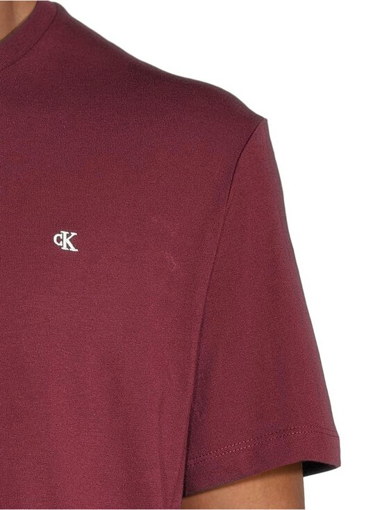 Calvin Klein Jeans - Smooth Cotton Solid t-krekls - VLP DEEP ROUGE | Stockmann - photo 4