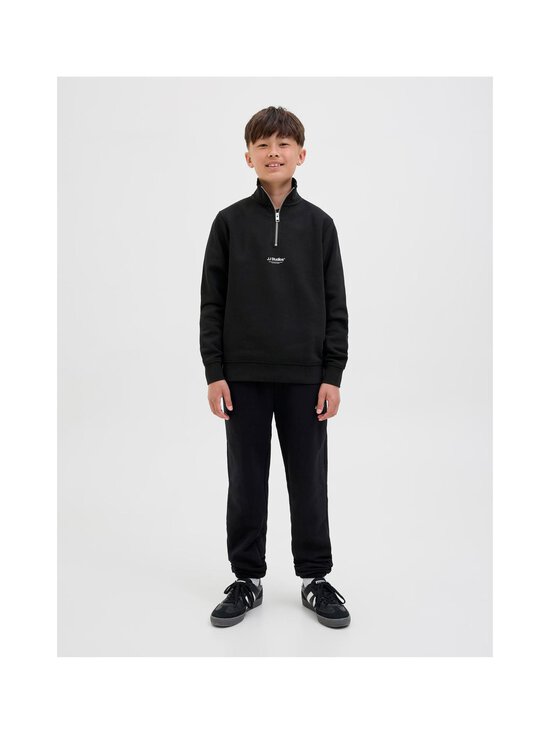 JACK & JONES junior - JjeSoho Quarter Zip krekls - BLACK - photo 4 JACK & JONES junior - JjeSoho Quarter Zip krekls - BLACK | Stockmann - photo 4