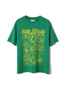 Damson Madder - Daily Rituals Graphic t-paita - GREEN | Stockmann