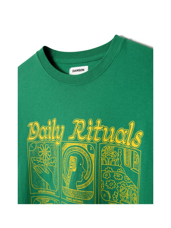 Damson Madder - Daily Rituals Graphic t-paita - GREEN | Stockmann - photo 3
