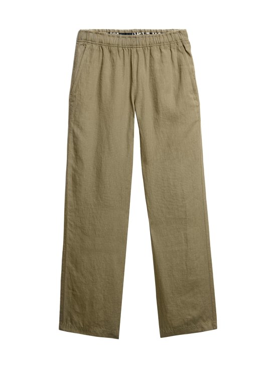 Linen Drawstring bikses