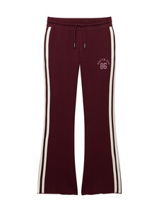 Superdry - Athletic Essential Stripe Flare -collegehousut - 1KD PORT RED | Stockmann
