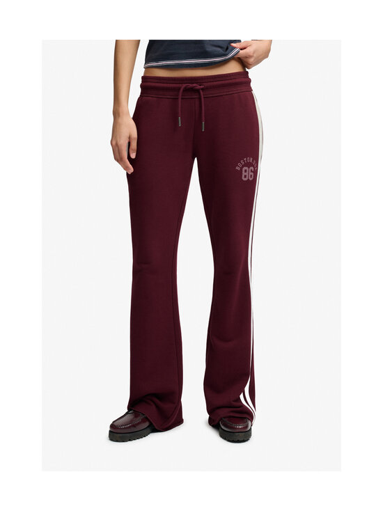 Superdry - Athletic Essential Stripe Flare -collegehousut - 1KD PORT RED | Stockmann - photo 6