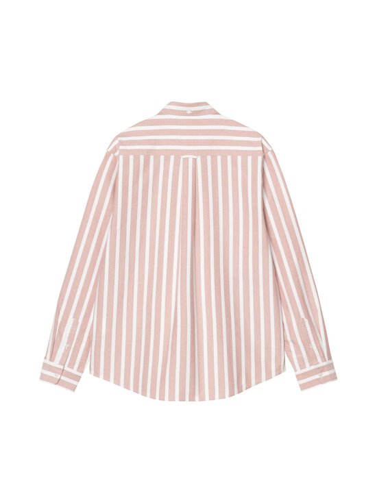 Carhartt WIP - Deven-kauluspaita - 3JDXX DEVEN STRIPE, OXIDE RED / WHITE /--- | Stockmann - photo 2