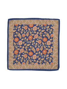 Stockholm Kravatt - Flower Vine -silkkitaskuliina - 1 BLUE | Stockmann