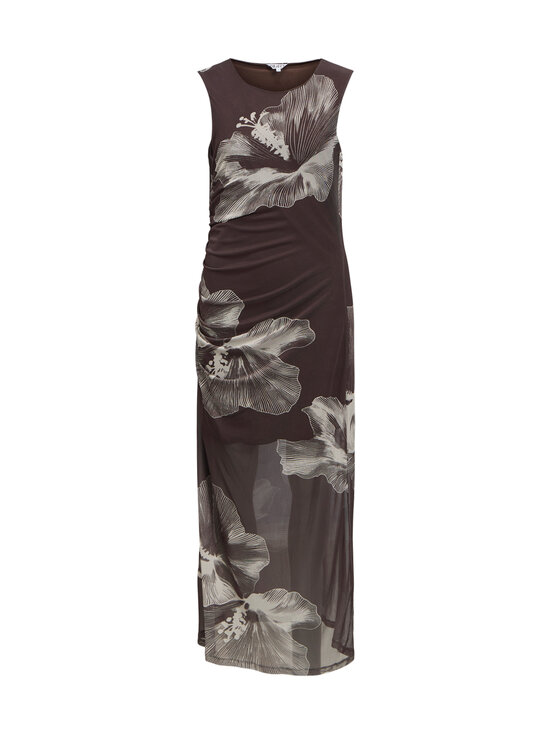 Object - ObShira Mesh Long -mekko - SEAL BROWN AOP:BIG FLOWER | Stockmann - photo 1
