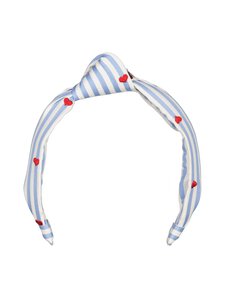 Rockahula - Peavõru Stripy Embroidered Heart - BLUE | Stockmann