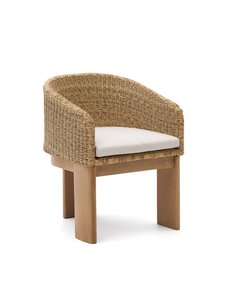 Kave Home - Xoriguer-tuoli eukalyptus/polyrottinki - BEIGE | Stockmann