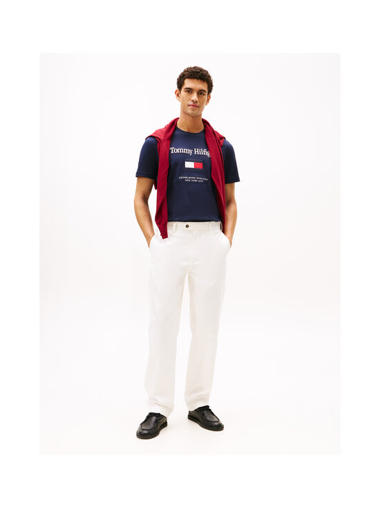 Tommy Hilfiger - Embro Flag t-paita - DW5 DESERT SKY | Stockmann - photo 3