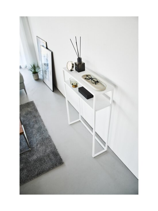 Yamazaki - 2-Tiered Console - kaksitasoinen konsolipöytä - WHITE | Stockmann - photo 8