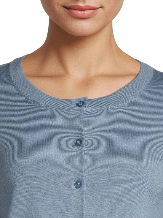 ESSENTIALS by Stockmann - Amelia-merinoneuletakki - SMOKY BLUE 262011 | Stockmann - photo 4