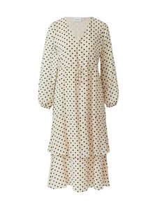 Comma - Pistekuvioitu mekko - 81A9 BROWN Comma - Pistekuvioitu mekko - 81A9 BROWN | Stockmann