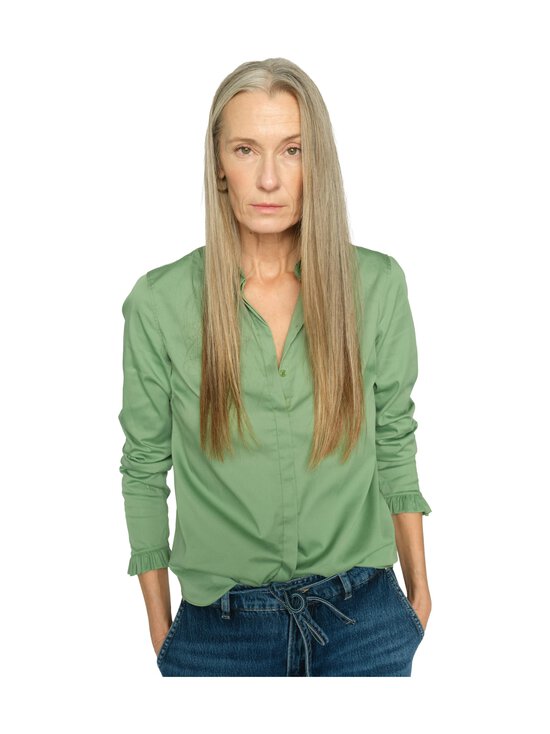 MOS MOSH - MMMattie flip kreklblūze - 846 TURF GREEN | Stockmann - photo 1
