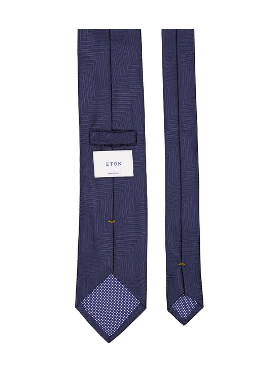 Eton - Herringbone-silkkisolmio - 28 NAVY BLUE | Stockmann - photo 2