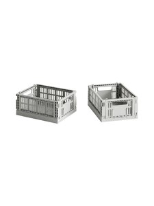 HAY - Colour Crate Mini -korit 2 kpl - GREY HAY - Colour Crate Mini -korit 2 kpl - GREY | Stockmann