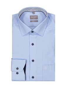 Olymp - Comfort Fit Contrast -kauluspaita - 11 BLEU | Stockmann