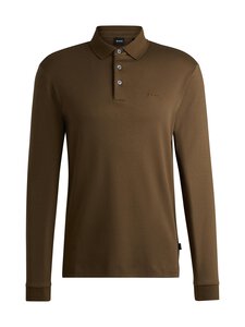 BOSS - Pado-pitkähihainen pikeepaita - 361 OPEN GREEN | Stockmann