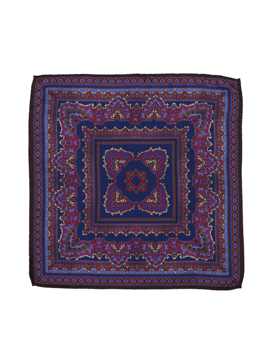 Oscar Jacobson - Paisley Print -silkkitaskuliina - 659 PURPLE | Stockmann - photo 1