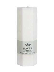 Havi's - Live Oil Stearin Hexagon svece 5 x 15 cm - WHITE Havi's - Live Oil Stearin Hexagon svece 5 x 15 cm - WHITE | Stockmann