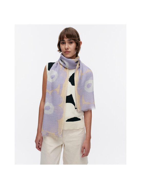 Marimekko - Sall Fiore Unikko 70 x 180 cm - 418 LIGHT LILAC, WHITE, BEIGE - photo 3 Marimekko - Sall Fiore Unikko 70 x 180 cm - 418 LIGHT LILAC, WHITE, BEIGE | Stockmann - photo 3