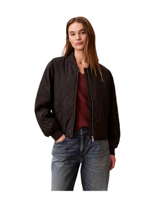 Calvin Klein Jeans - Lightweight Quilted Bomber -takki - UB1 BLACK | Stockmann