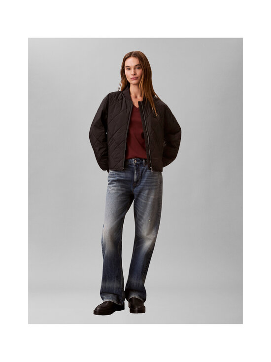 Calvin Klein Jeans - Lightweight Quilted Bomber -takki - UB1 BLACK | Stockmann - photo 3