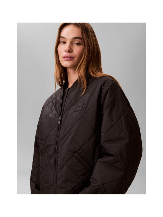 Calvin Klein Jeans - Lightweight Quilted Bomber -takki - UB1 BLACK | Stockmann - photo 4